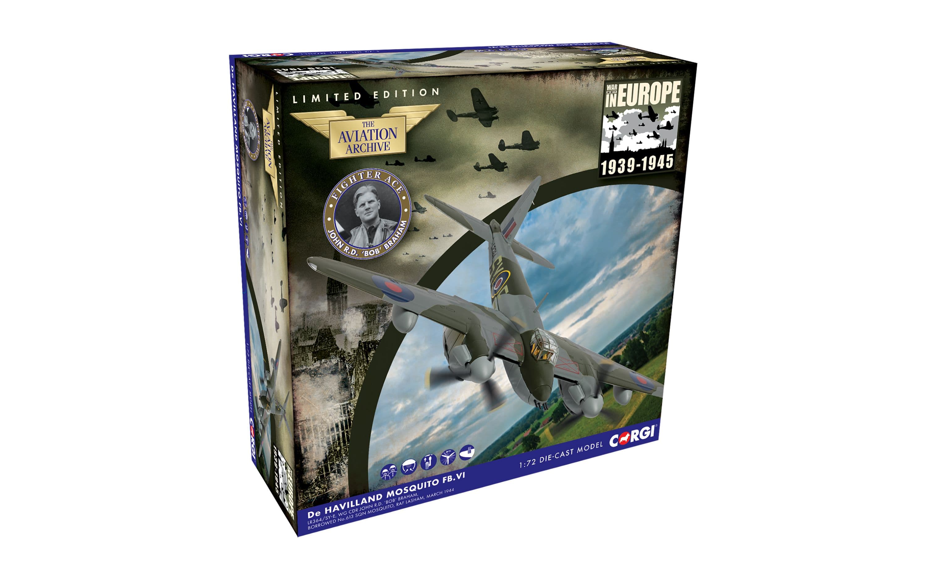 De Havilland Mosquito FB.VI LR364/SY-E, Wg Cdr John R.D ‘Bob’ Braham