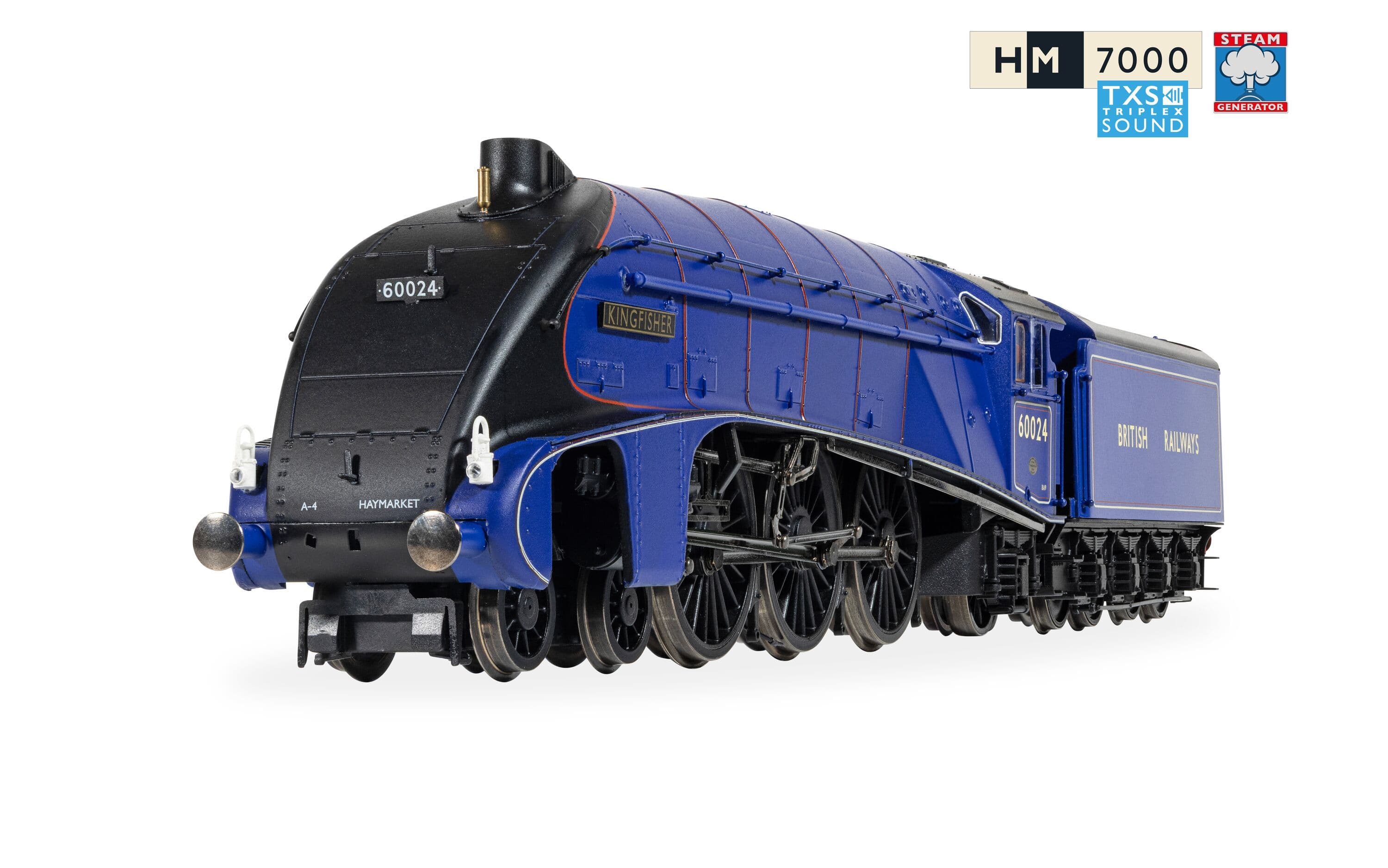 BR - Class A4 - 60024 'Kingfisher' (With Steam Generator)