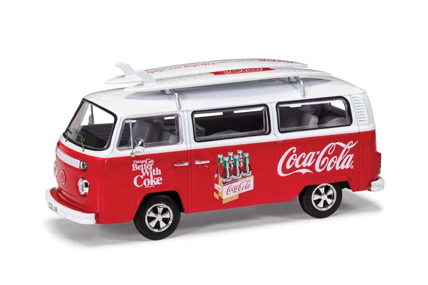 Coca-Cola Volkswagen Campervan Type 2 (T2) Bay Window - Surf Van