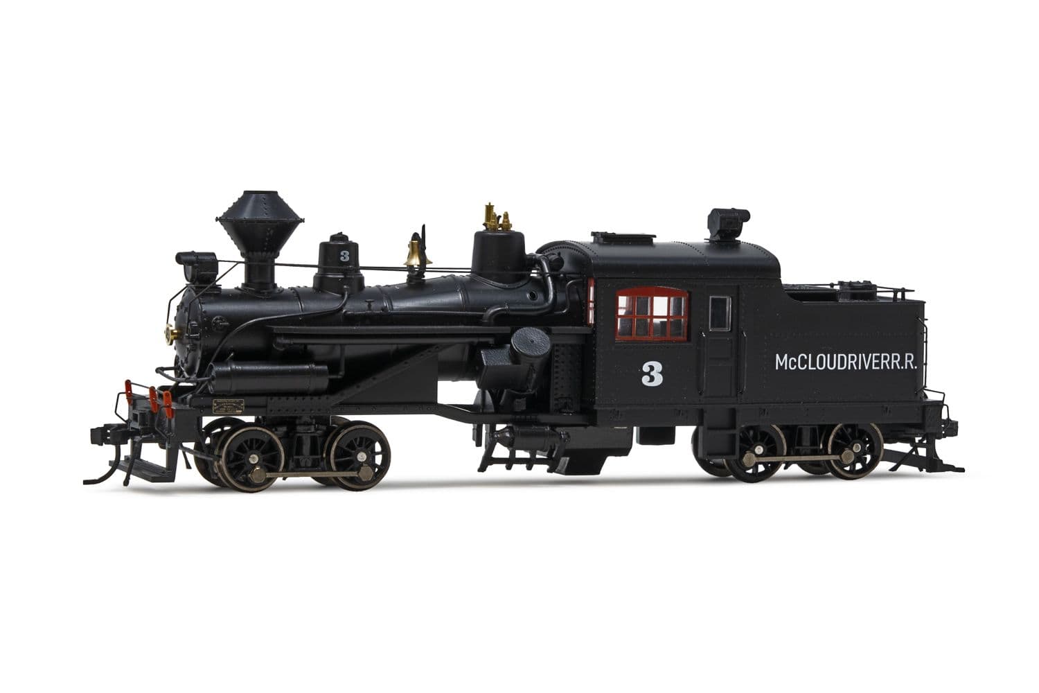 Heisler steam locomotive, 2-truck model, "McCloud River Railroad #3", ep. III