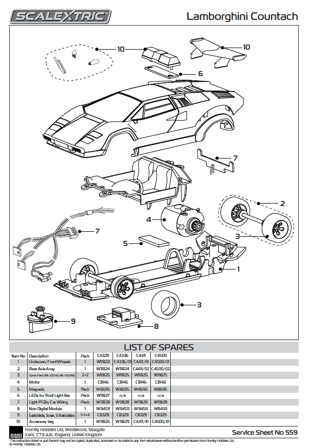 Lamborghini Countach - White