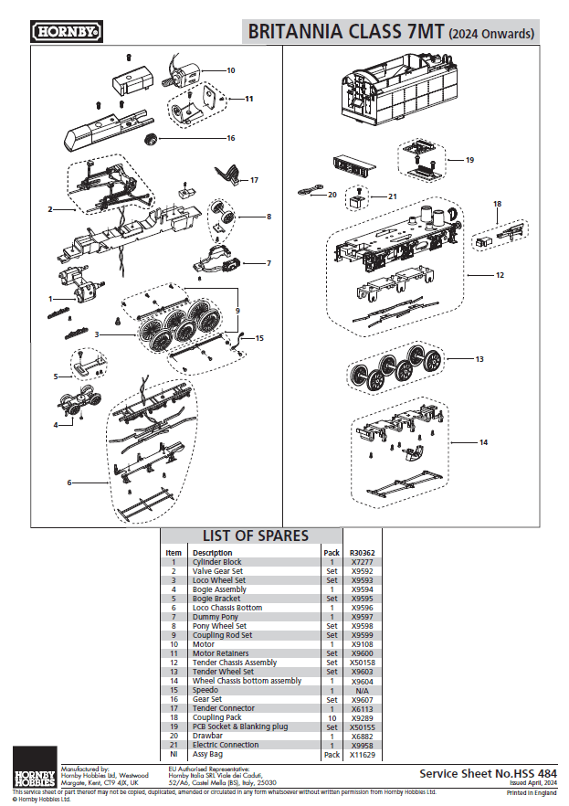 BR (Early), Britannia Class, 4-6-2, 70001 'Lord Hurcomb' - Era 4