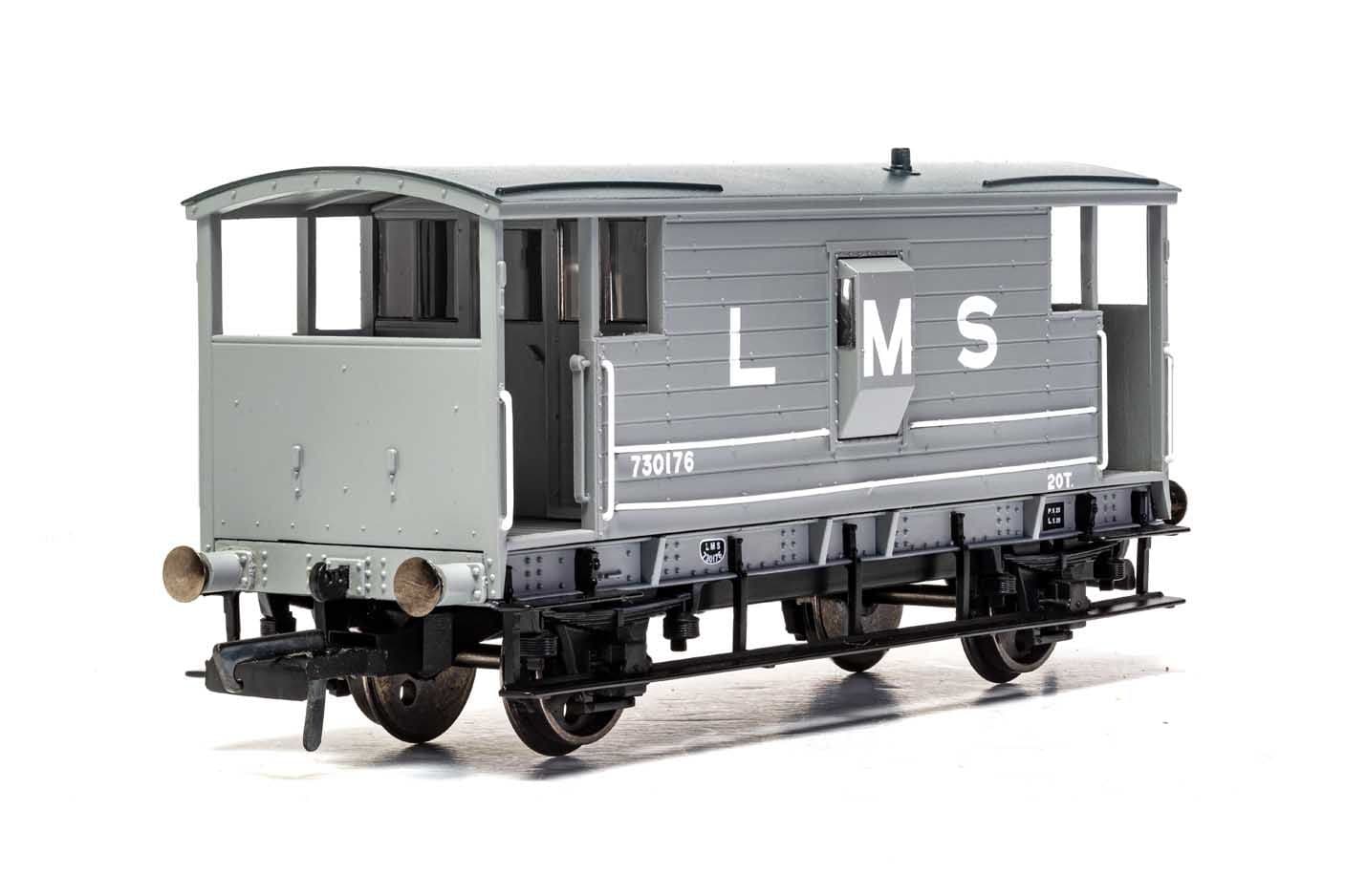LMS, D1919 20T Brake Van, 730473 - Era 3