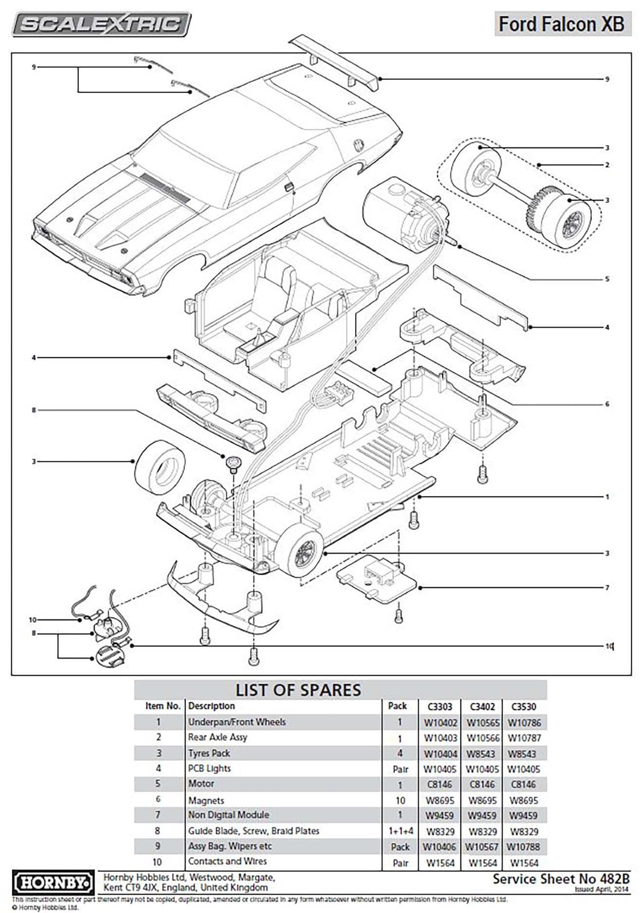 Tyre pack, Ford Falcon Tyre Pack (C3303)