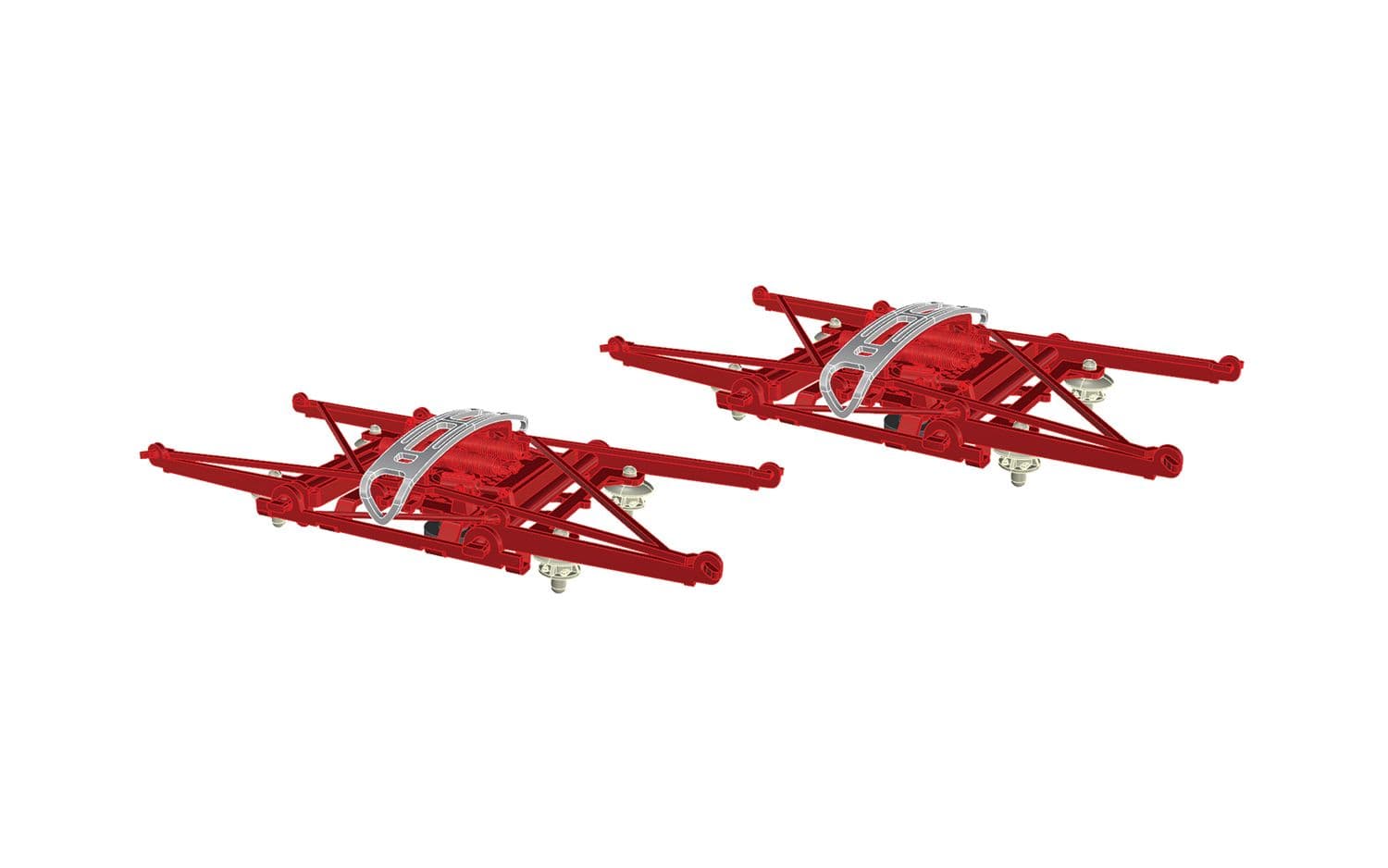 FS, 2-tlg. Set Stromabnehmern 52 mit gewölbten Schleifleisten