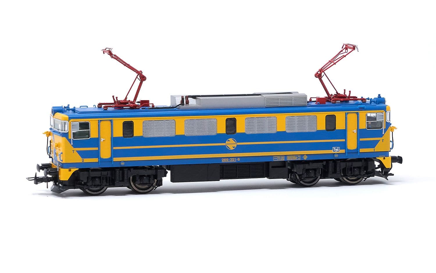 RENFE, locomotora eléctrica clase 279, decoración «Milrayas», ép. V