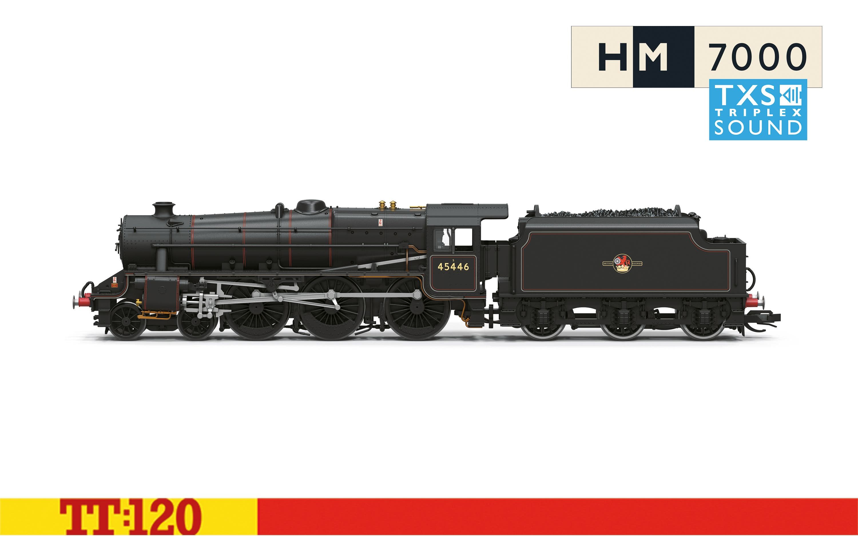 BR - Stanier 5MT 'Black 5' - 45446 (DCC Sound Fitted)