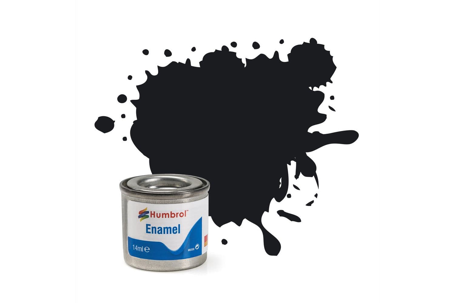 Enamel Paint: 21 - Black - Gloss - (14ml)