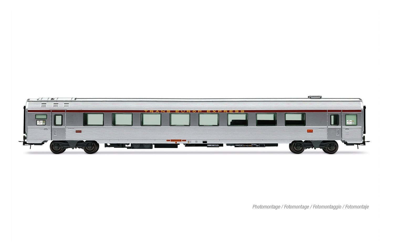 SNCF, 4-unit set of TEE "Mistral 69" coaches "Jules Verne", no. 1/2, ep. IV