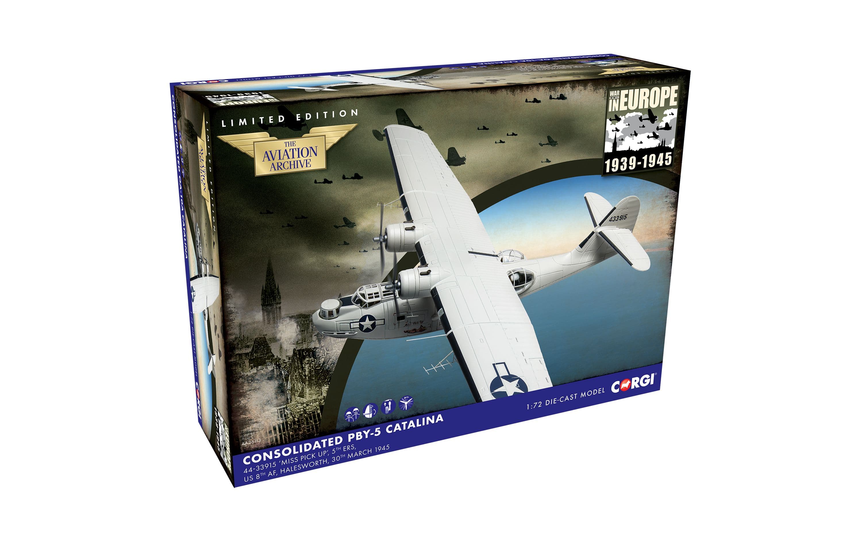 Consolidated OA-10A Catalina 'Miss Pick Up' - 8th USSAF - Halsworth