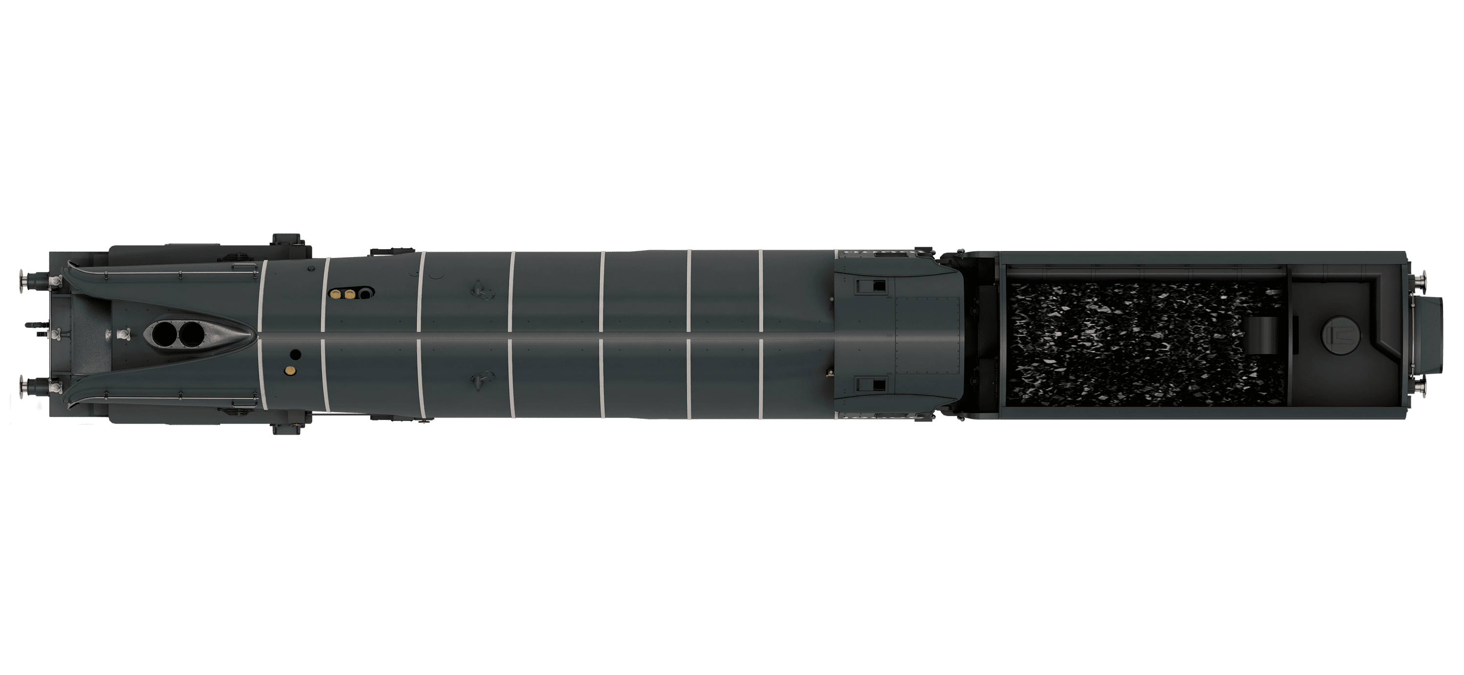 LNER, Class W1 'Hush Hush', 1935 (Double Blast Pipe), 4-6-4, 10000 - Era 3