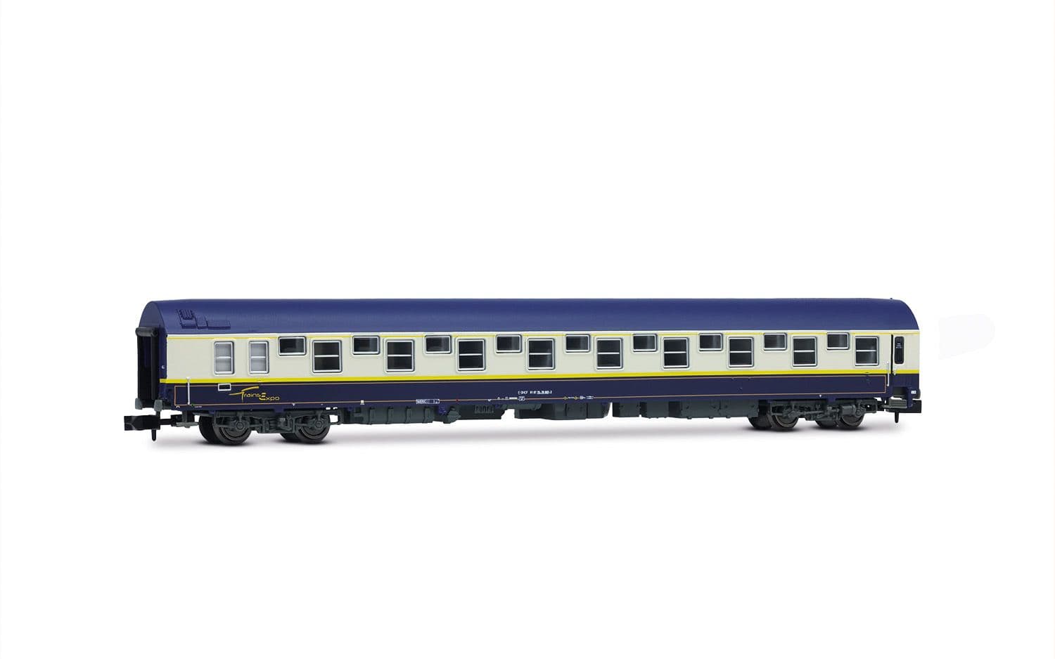 SNCF, dreiteiliges Set „Train Expo“, Set Nr. 3, 2 x T2-Schlafwagen + Barwagen, Ep. VI