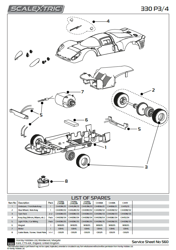 330 P4 - Green - David Piper