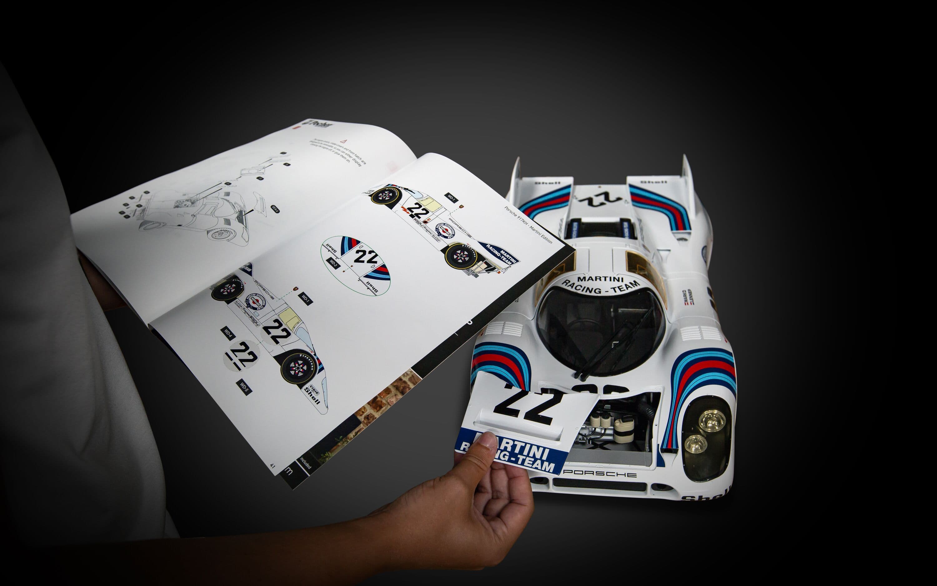 Porsche 917KH – MARTINI Edition -  1:8 Scale Kit