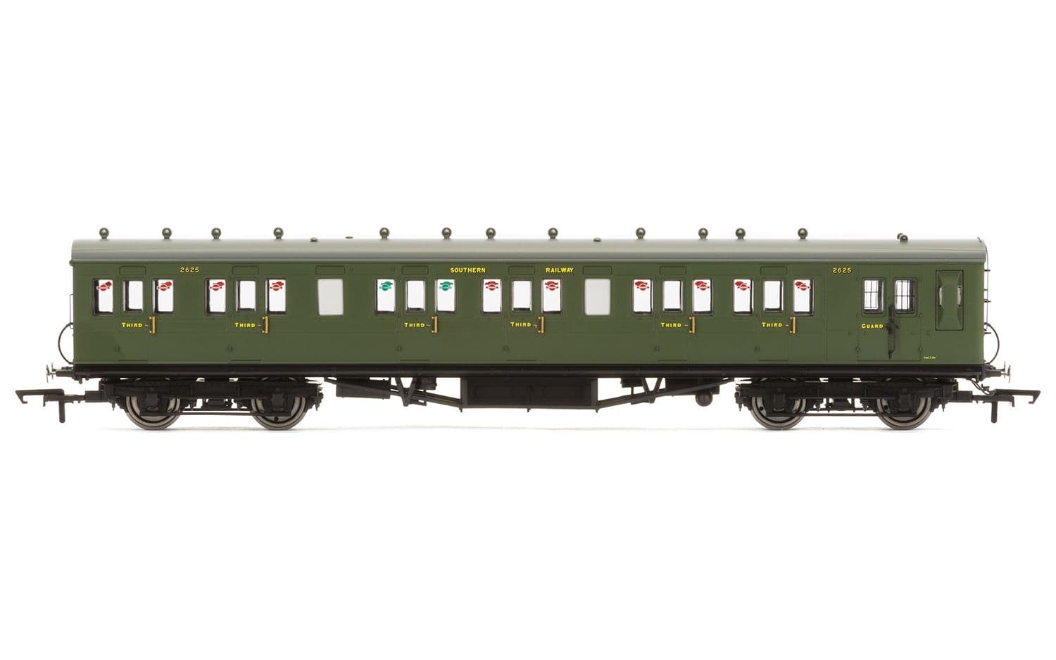 SR, 58' Maunsell Rebuilt (Ex-LSWR 48'), Six Compartment Brake Third, 2625 - Era 3