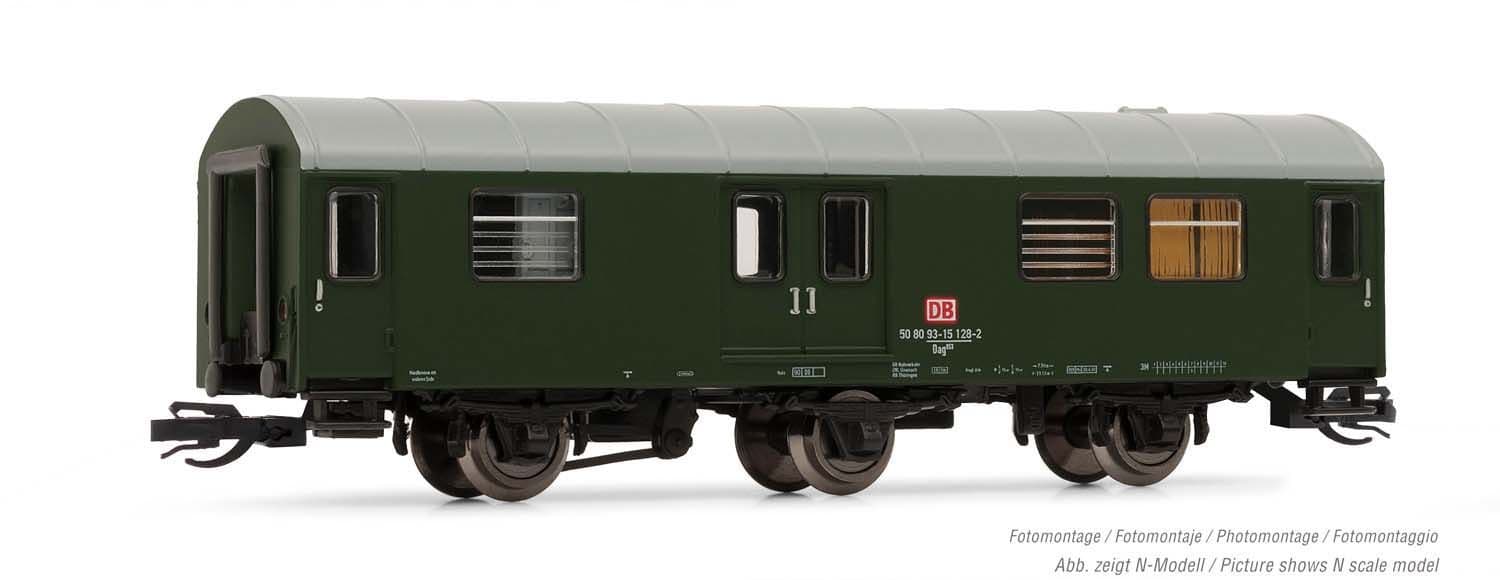 DB AG, Gepäckwagen Dag953 in grüner Lackierung, Ep. V
