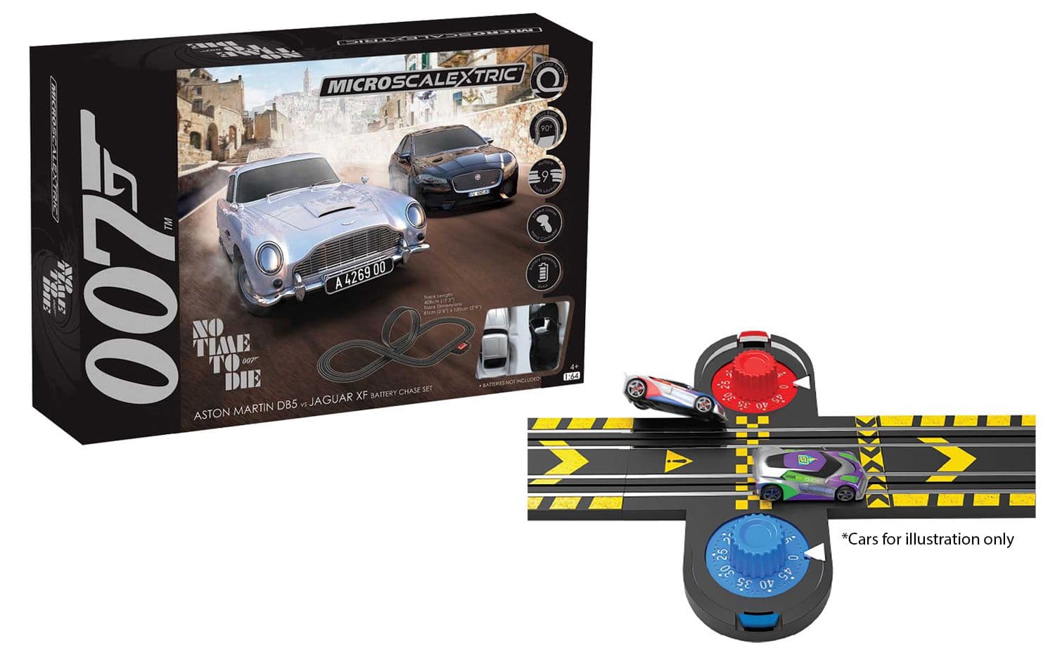 USBUNDLES1 James Bond: No Time To Die Micro Scalextric Bundle