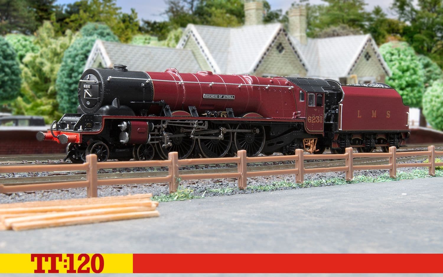 LMS, Princess Coronation, 4-6-2, 6231, 'Duchess of Atholl' - Era 3