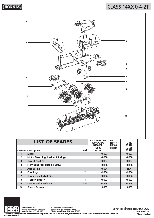 RailRoad Plus GWR 14XX, 0-4-2, 1451 - Era 3