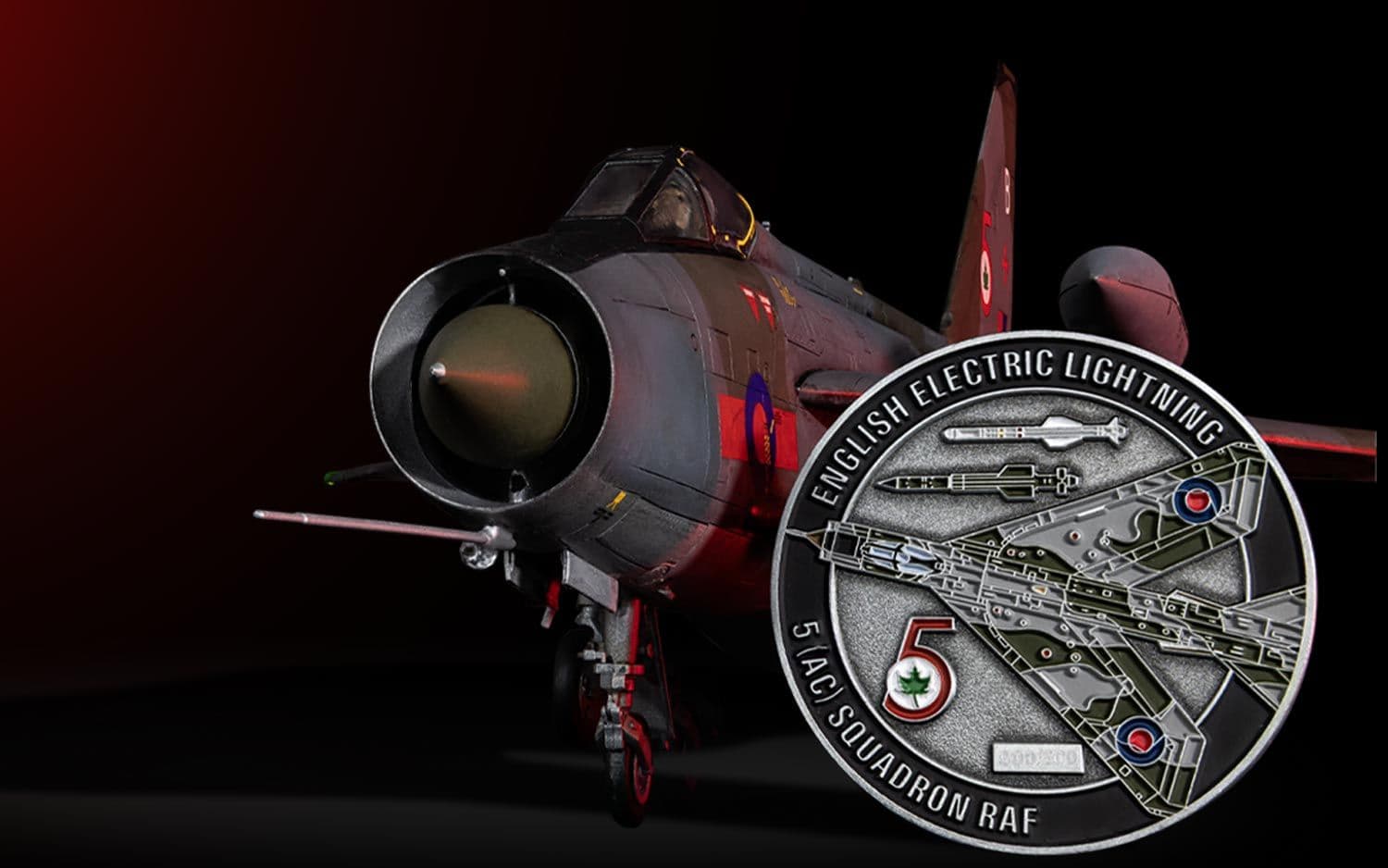 English Electric Lightning F.6 + Collectors Coin