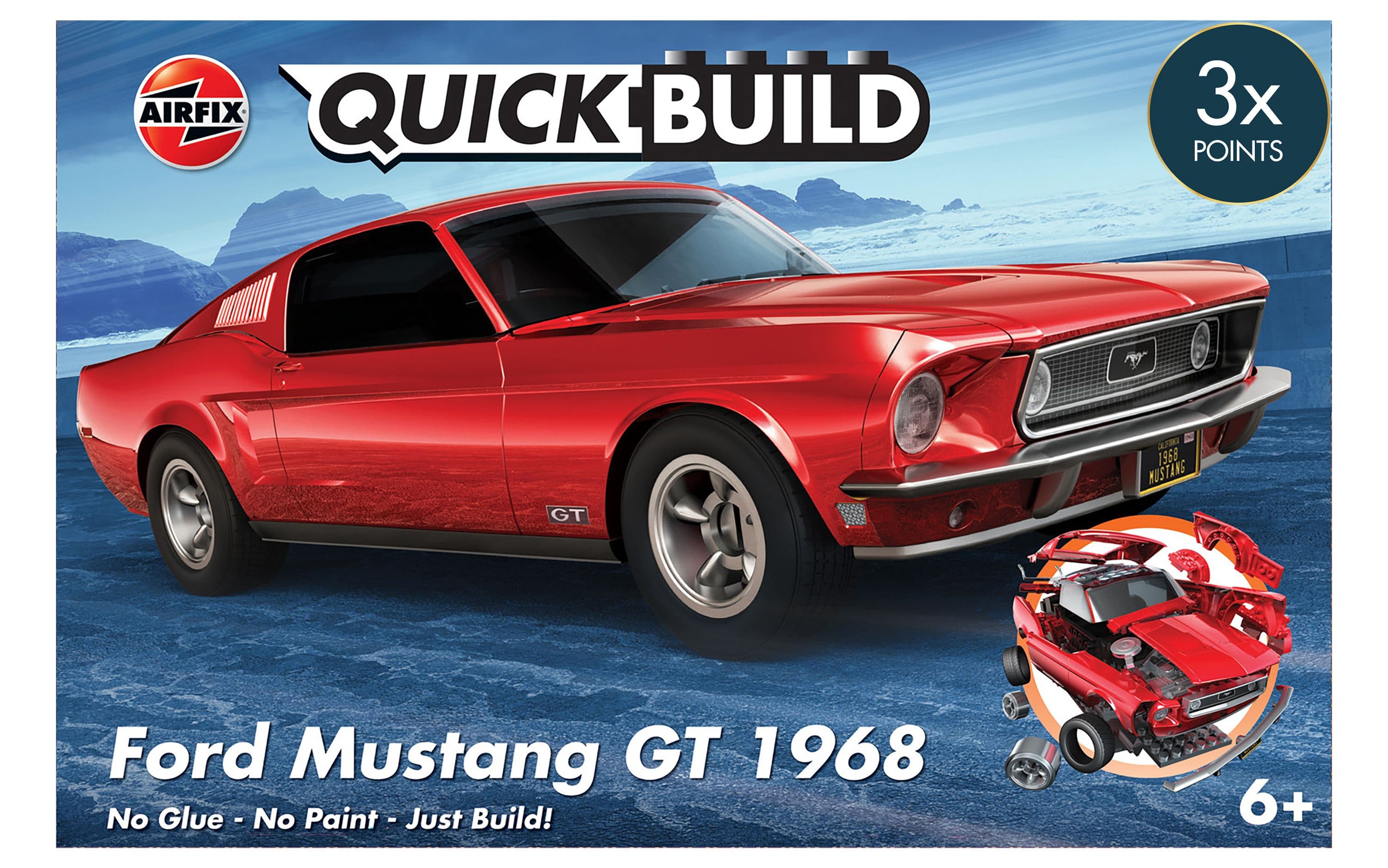 QUICKBUILD Ford Mustang GT 1968