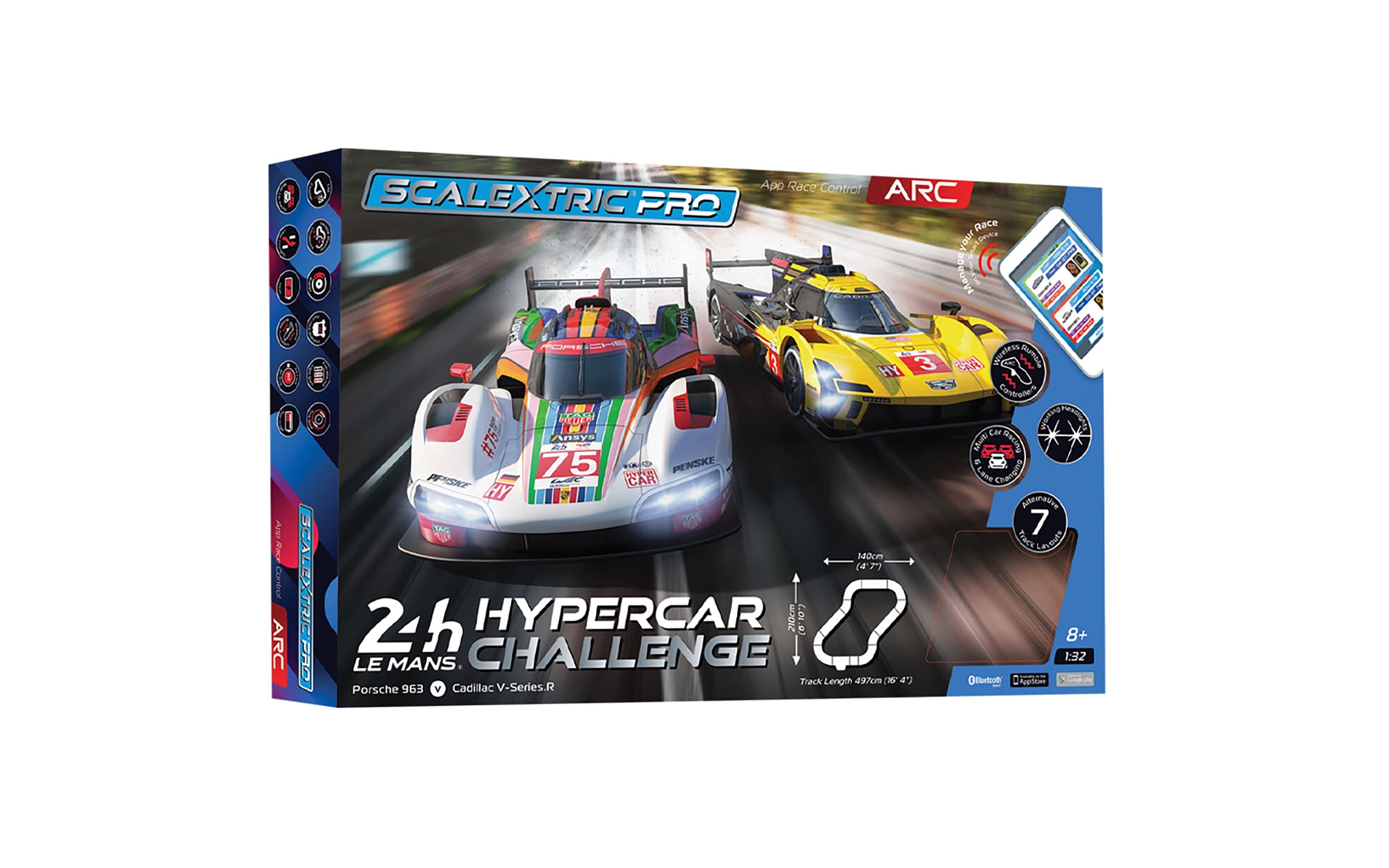 Scalextric Pro - 24hr Le Mans Hypercar Challenge - Race Set