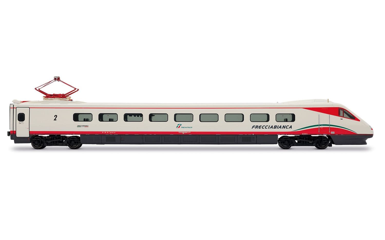FS, 4-tlg. Grundset Hochgeschwindigkeitszug mit Neigetechnik der Reihe ETR 460 „Frecciabianca", Ep. VI, mit Sounddecoder