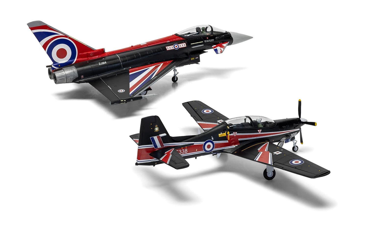Eurofighter Typhoon FGR.4 "Blackjack" &amp; Shorts Tucano T.1 - Twin Pack