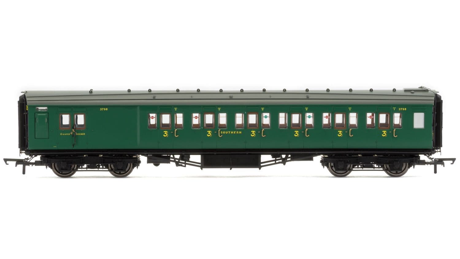 SR, Maunsell Corridor Brake Third Class, 3797 'Set 328' - Era 3
