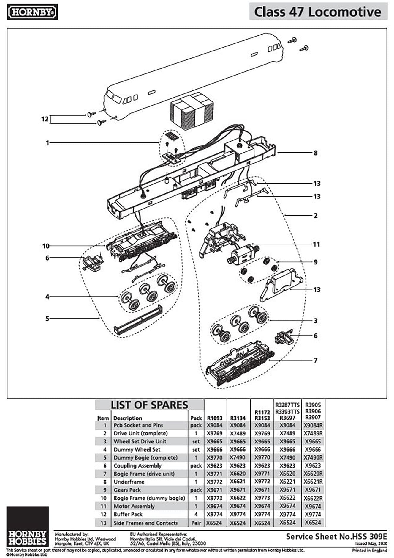 coupling pack, COUPLING PACK R2522