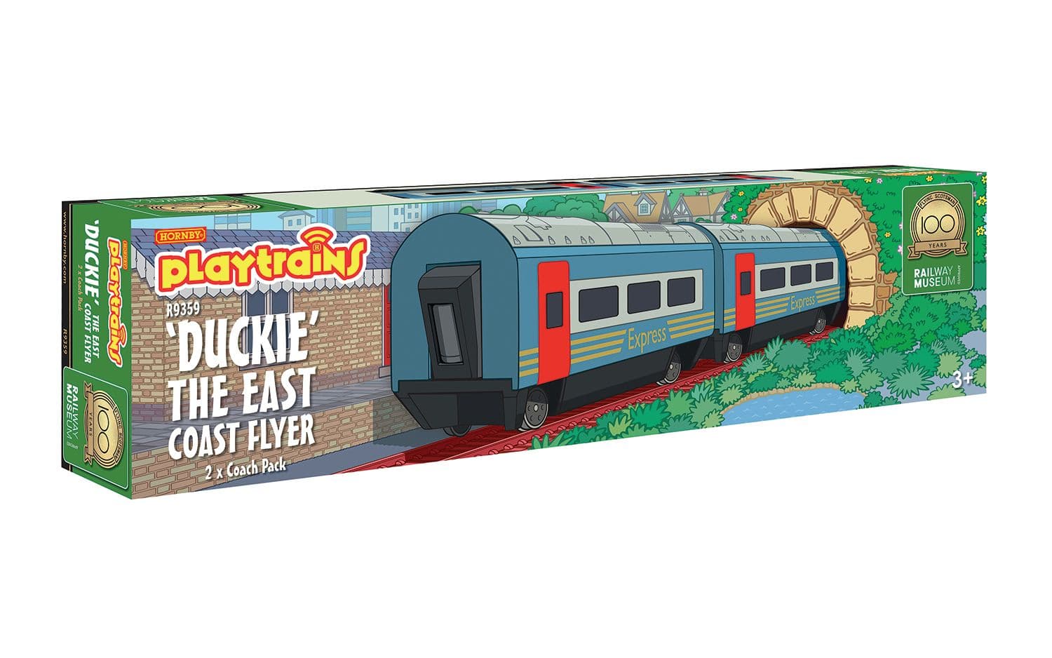 2 x Carrozze passeggeri del Treno Duckie