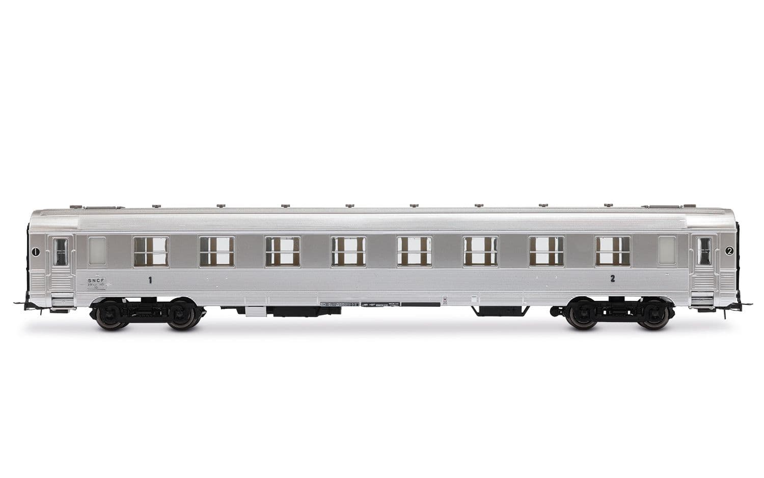 SNCF, 3-unit pack short DEV Inox coaches (A8myfi 1st cl., A3B5myfi 1st/2nd cl., A5smyfi bar), ep. IIIa