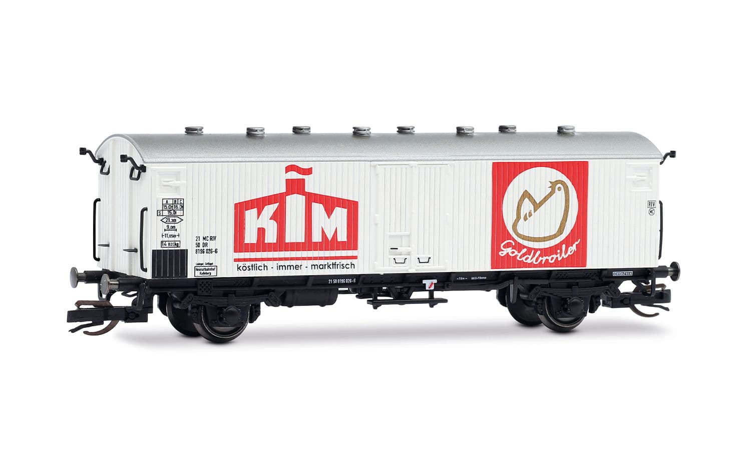 DR, 2-achs. Fährbootkühlwagen, „KIM Broiler”