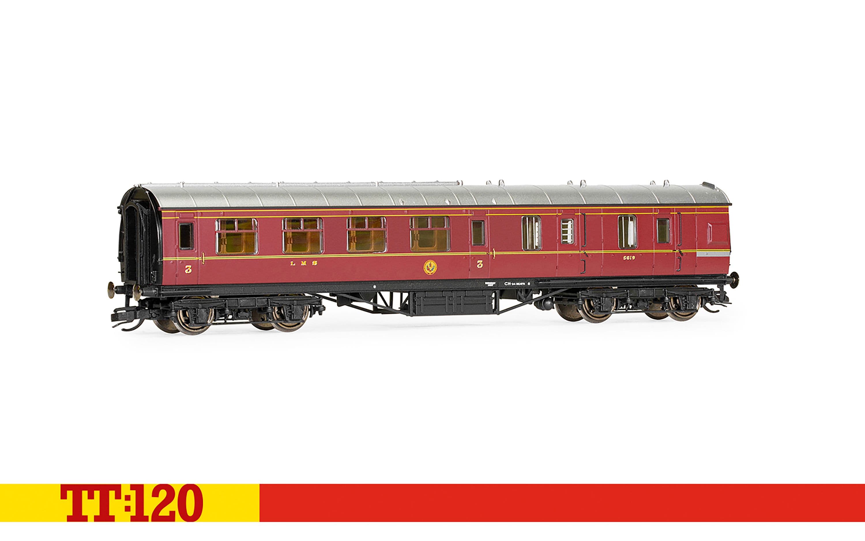 LMS 57' Brake Third, 5619 - Era 3