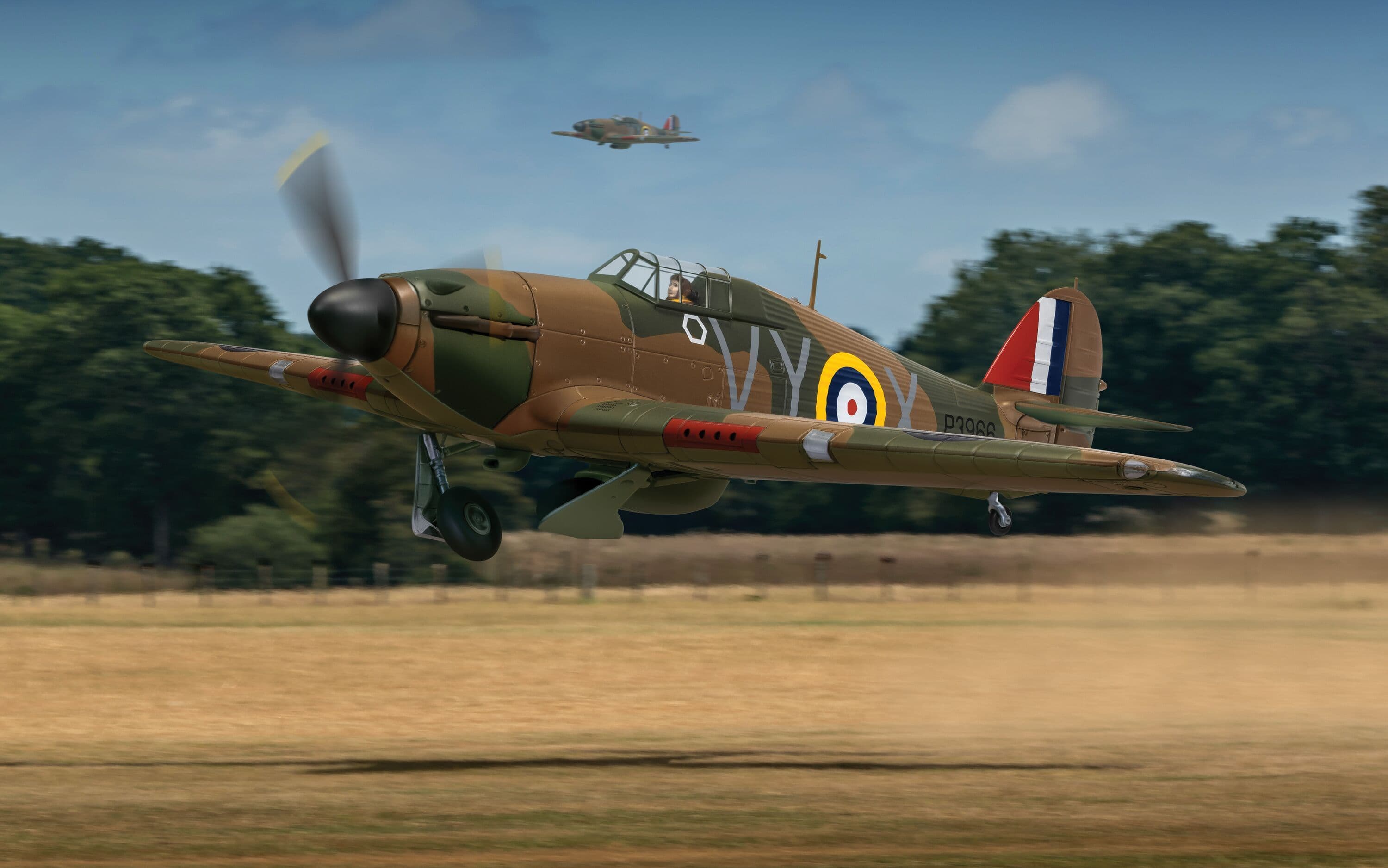 Hawker Hurricane Mk.I - P3966 - Pilot Officer J.A. 'Paddy' Hemmingway