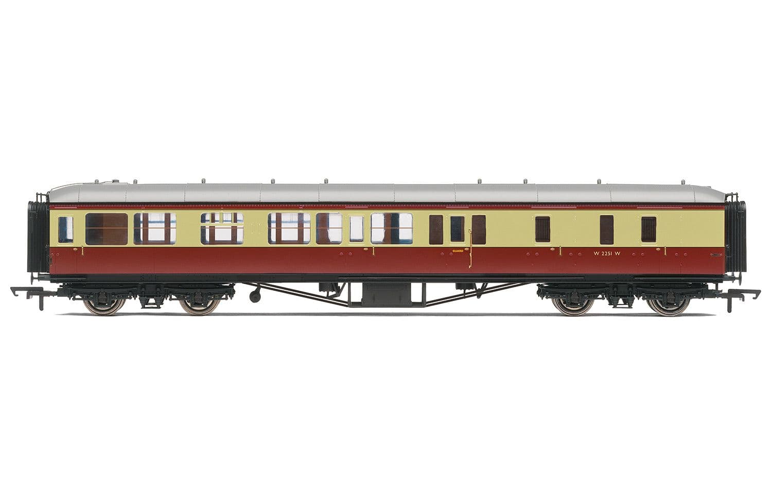 BR, 63' Hawksworth Corridor Brake Third, W2251W - Era 4