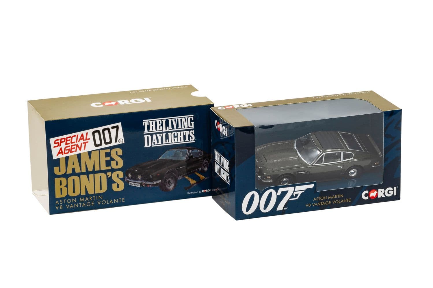 James Bond Aston Martin V8 Vantage Volante'The Living Daylights'