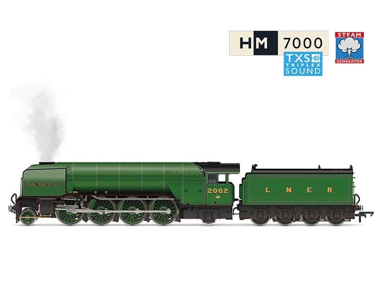 LNER - P2 Class - 2002 'Earl Marischal' (With Steam Generator)