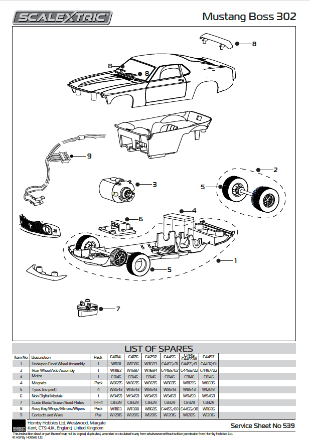 Ford Mustang BOSS 429 - John Wick Chapter 1