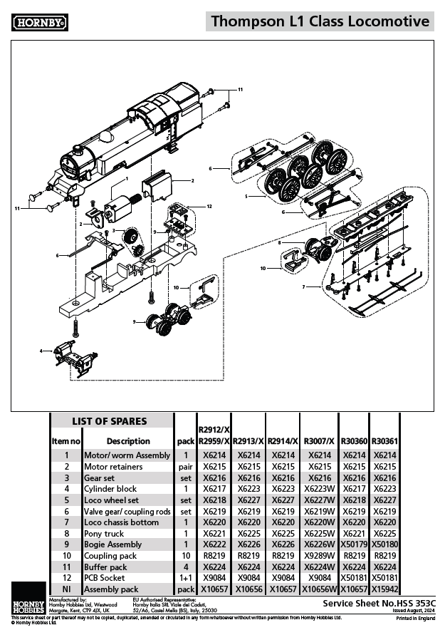 BR, Thompson Class L1, 2-6-4T, E9011 - Era 4