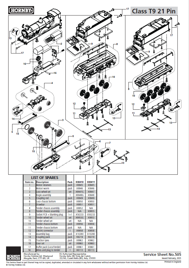 Southern Rail - Class T9 - 302