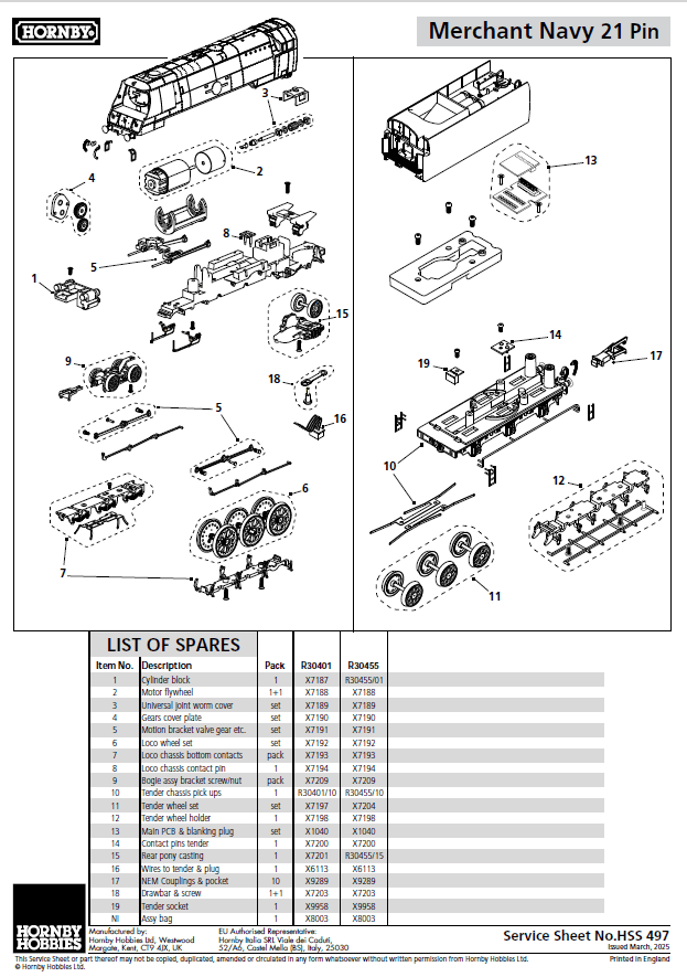 BR Merchant Navy Class - 35015 'Rotterdam Lloyd'