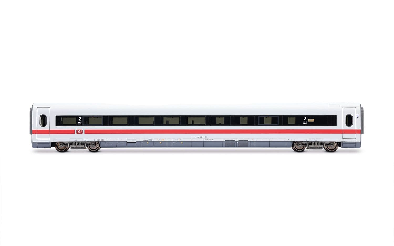 DB AG, ICE 1, Tz 155 „Rosenheim“, 5-tlg. Set Zwischenwagen (1 x Speisewagen + 3 x Wagen 2. Klasse + 1 x Wagen 1. Klasse), „Klimaschützer“