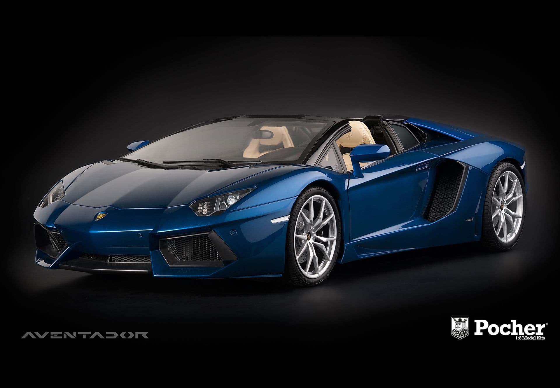 HK103 Lamborghini Aventador LP 700-4 Roadster - Blu Monterrey