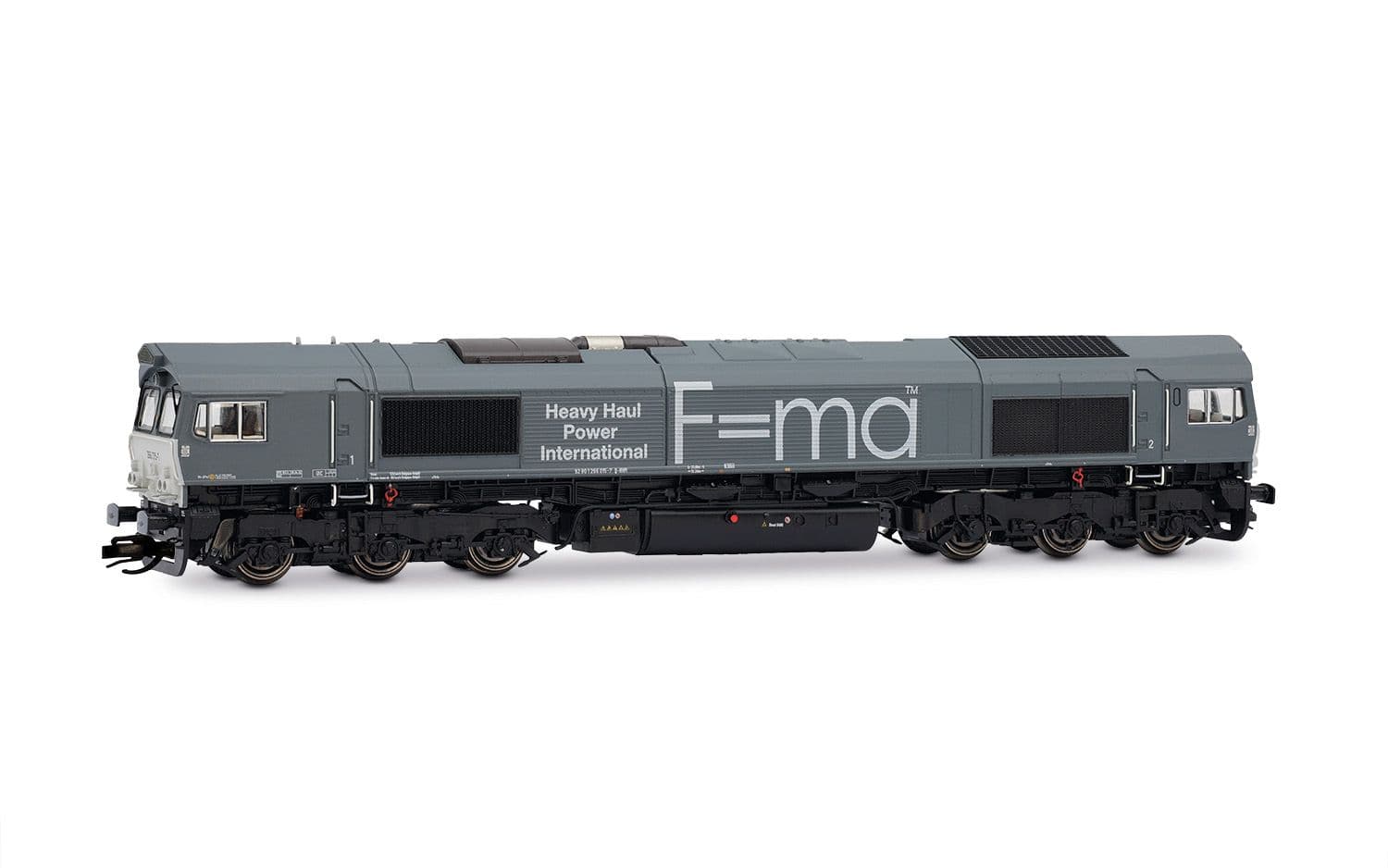 Heavy Haul Power, diesel-electric locomotive class 66, grey livery, ep. VI