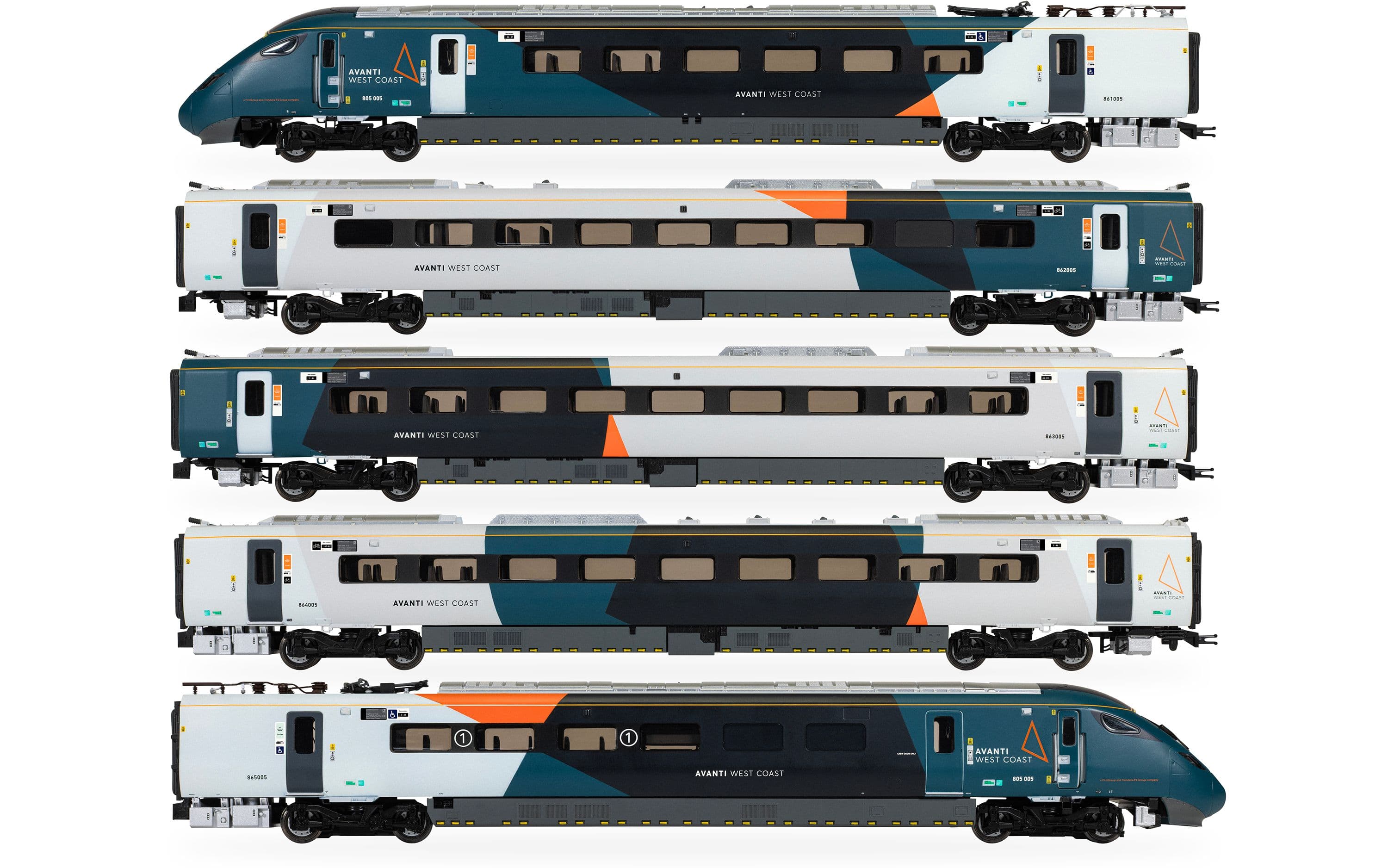 Avanti West Coast - Class 805 - 805005 - 5 Car Train Pack