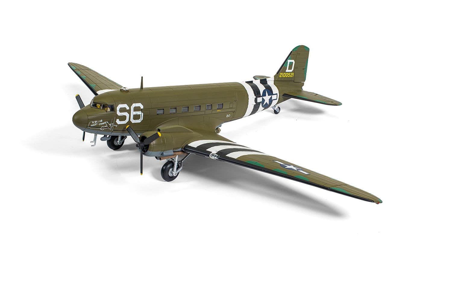 Douglas C-47A Skytrain, 'Night Fright',  5th/6th June 1944
