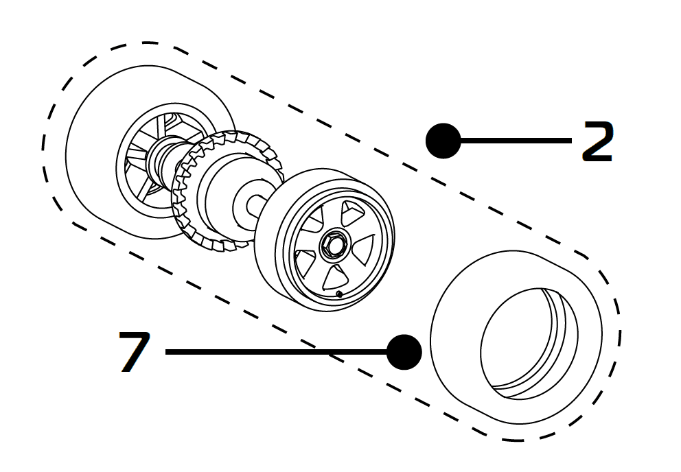 rear axle assy, REAR WHL AXLE ASSY
