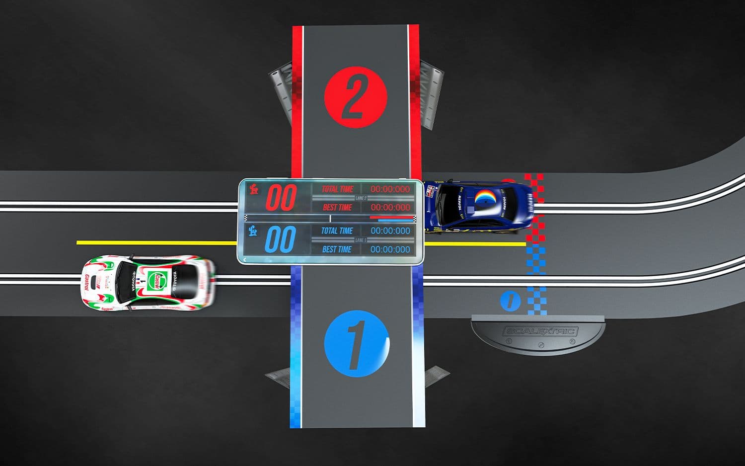 Scalextric Rally Championship - Retro Race Set (EU Plug)