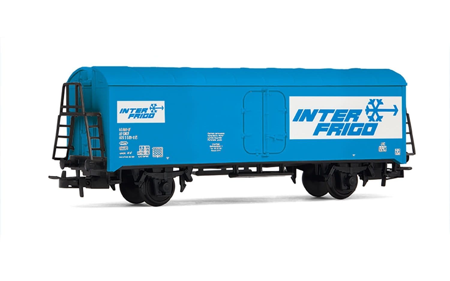 Wagon frigorifique "INTERFRIGO", livrée bleue